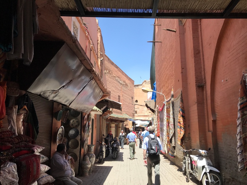 Os souks de Marrakech